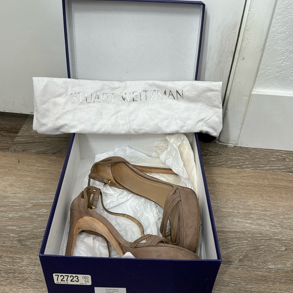 Stuart weitzman platform strap 5’ heels - Picture 5 of 5